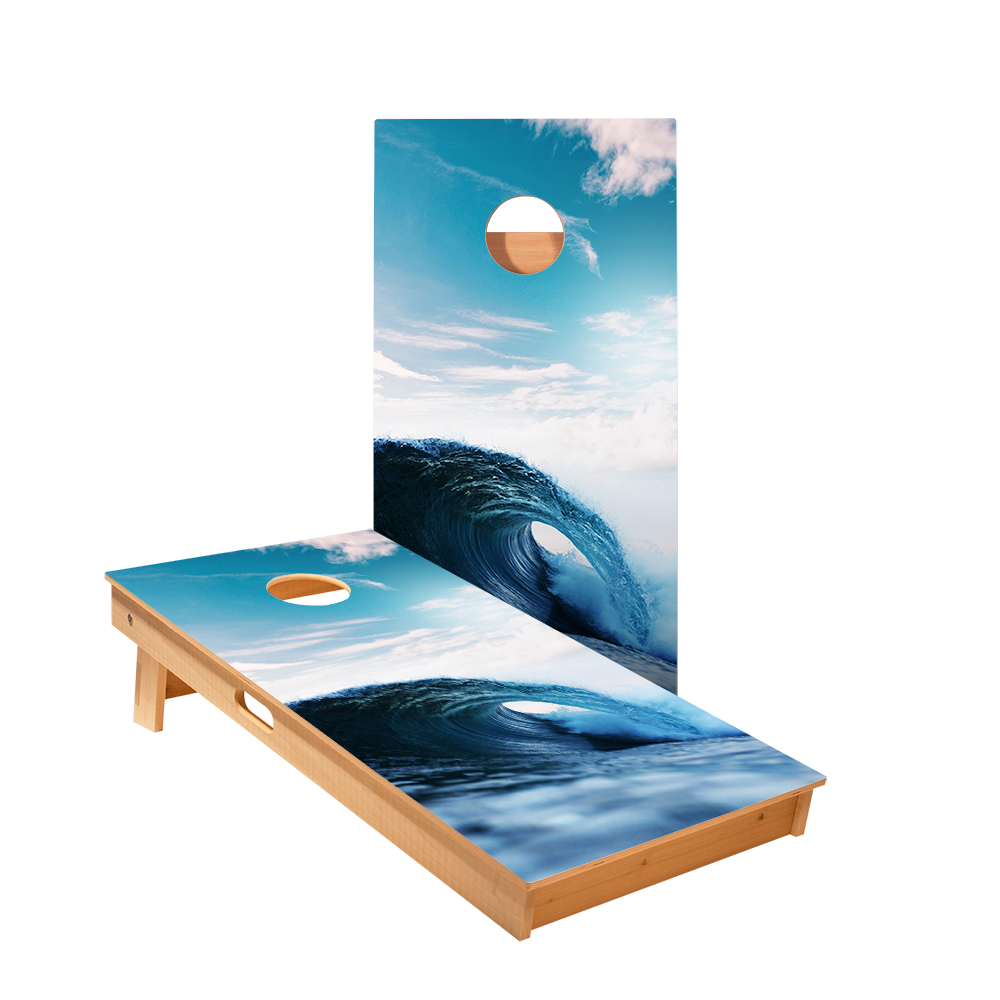 2x4 Star Ocean Wave Professional Regulation Cornhole Boards
