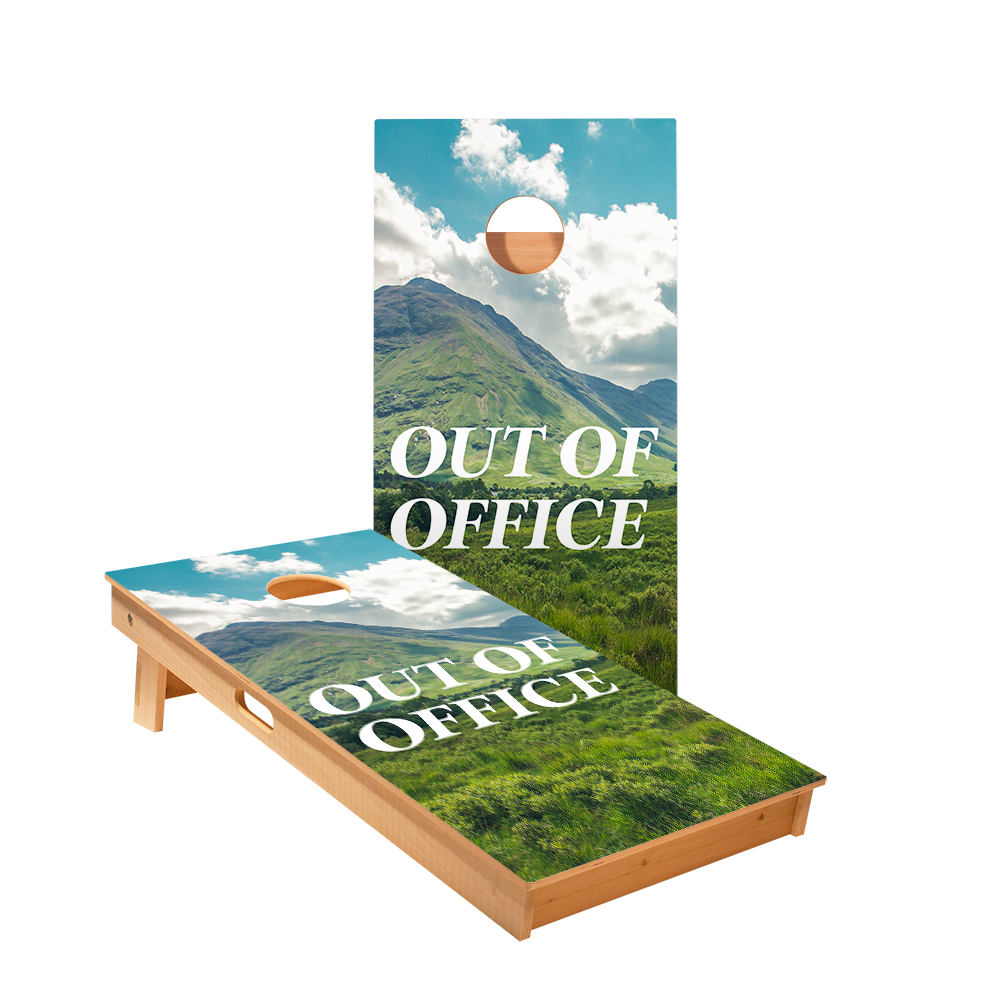 2x4 Star Out Of Office Professional Regulation Cornhole Boards