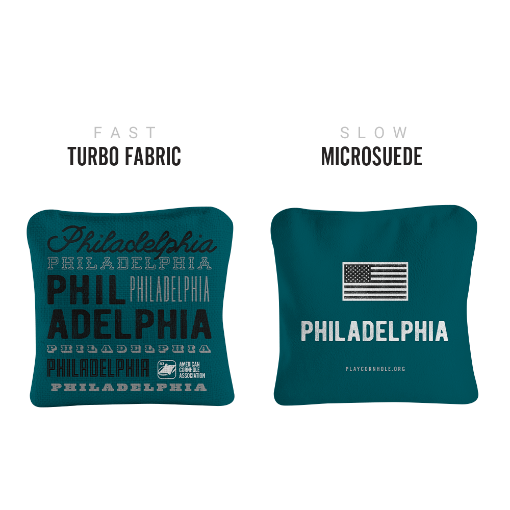 Philadelphia Football Vintage Gameday Synergy Pro Cornhole Bags