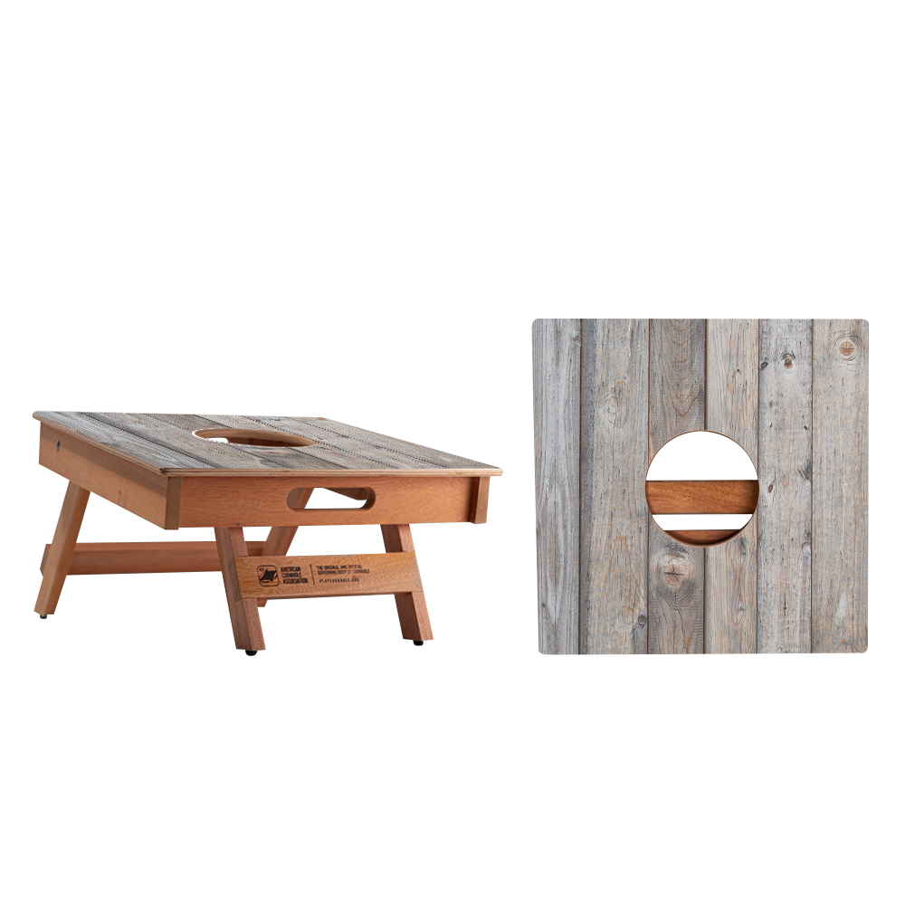 Rustic Wood Cornhole Airmail Box