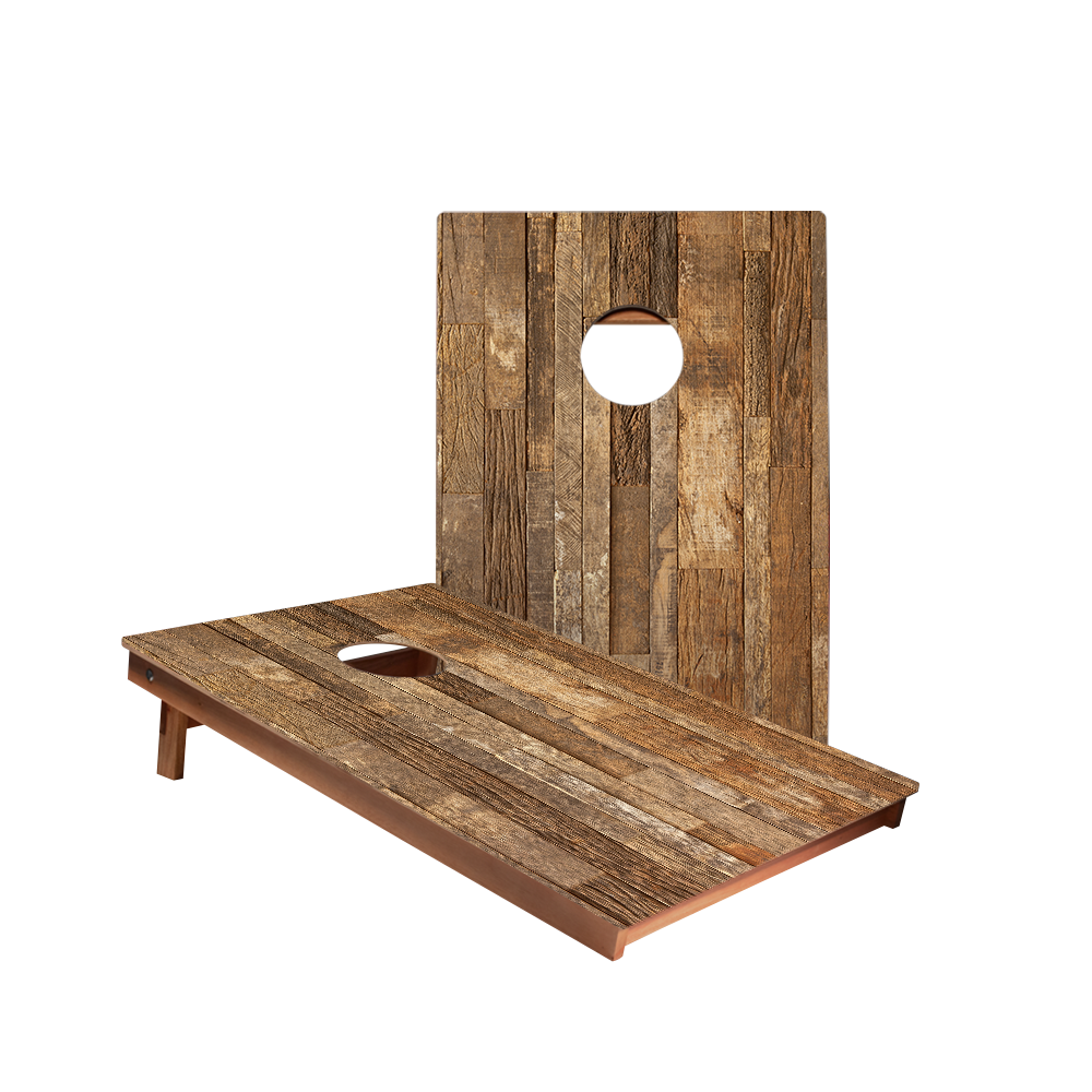 2x3 Backyard 2300 Rustic Wood Panel Recreation Cornhole Boards