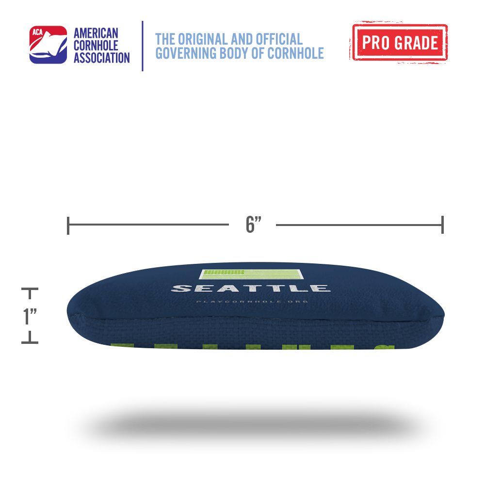 Seattle Football Vintage Gameday Synergy Pro Cornhole Bags