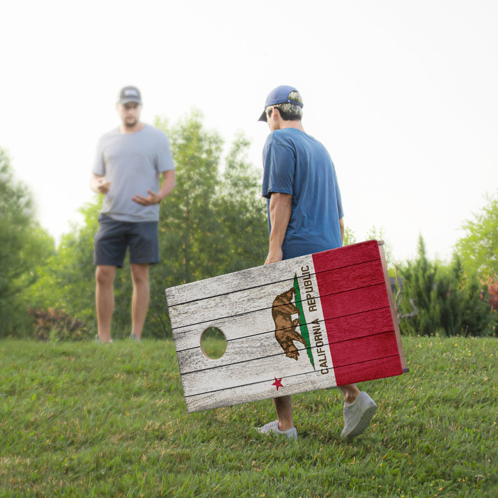 2x4 Sig Pro California Bear Flag Professional Regulation Cornhole Boards