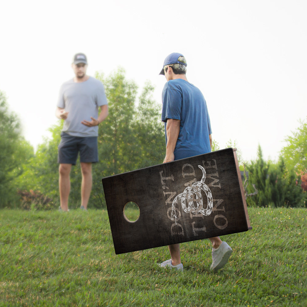 2x4 Sig Pro Don’t Tread On Me Black Professional Regulation Cornhole Boards