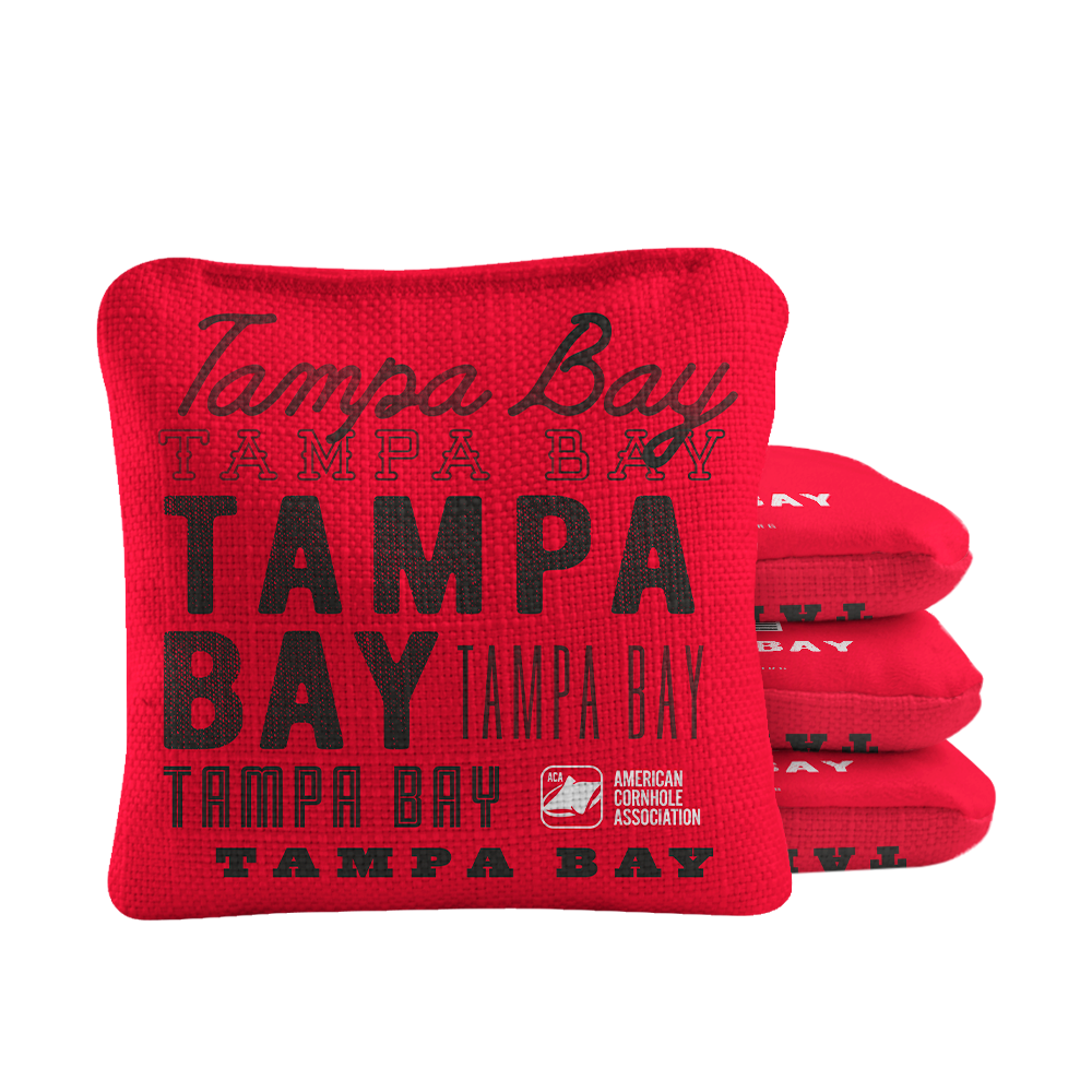 6-in Synergy Pro Gameday Tampa Bay Football Professional Regulation Cornhole Bags