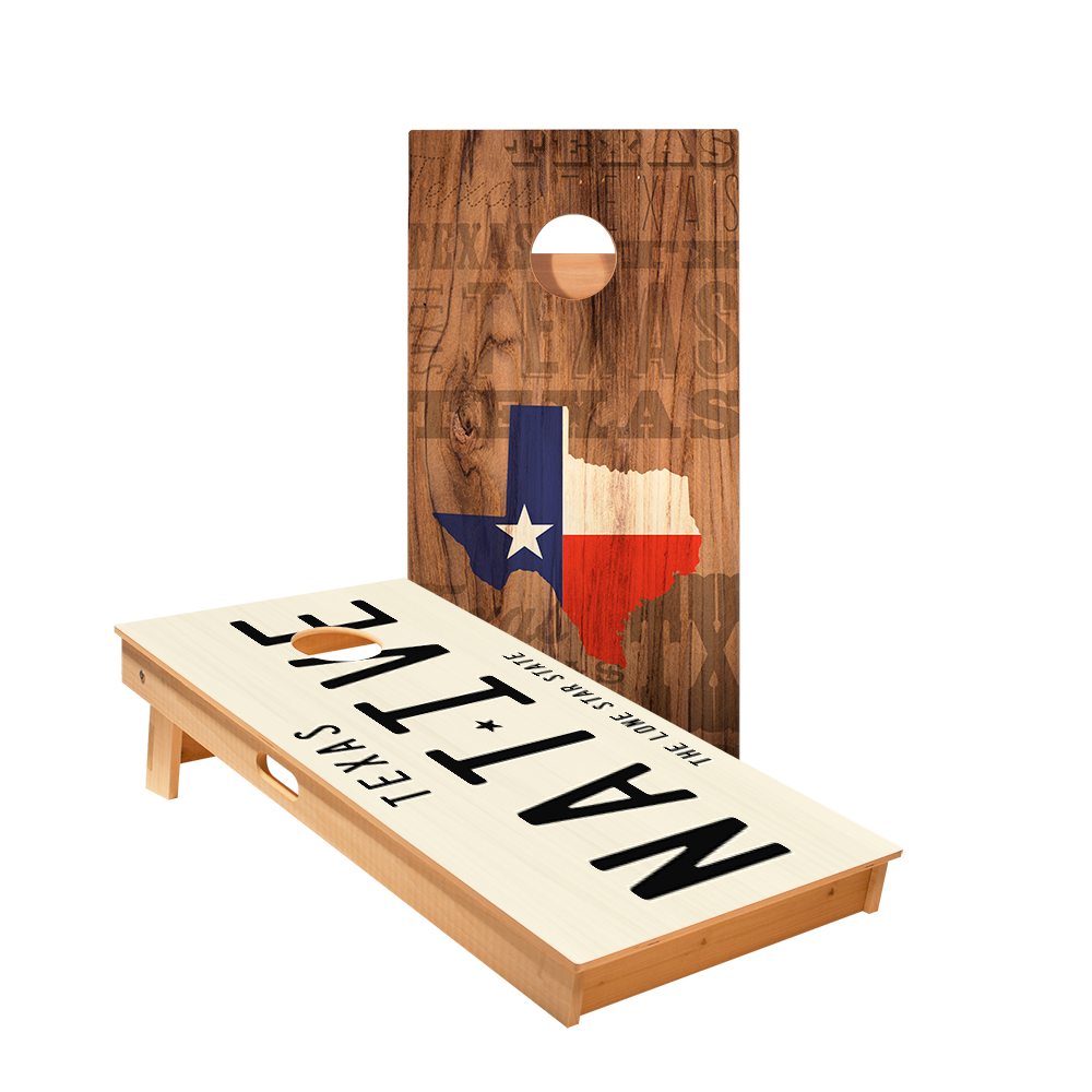 2x4 Star Texas Native Professional Regulation Cornhole Boards