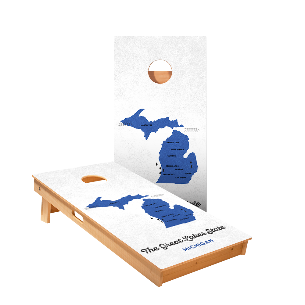 2x4 Star Great Lakes State Professional Regulation Cornhole Boards