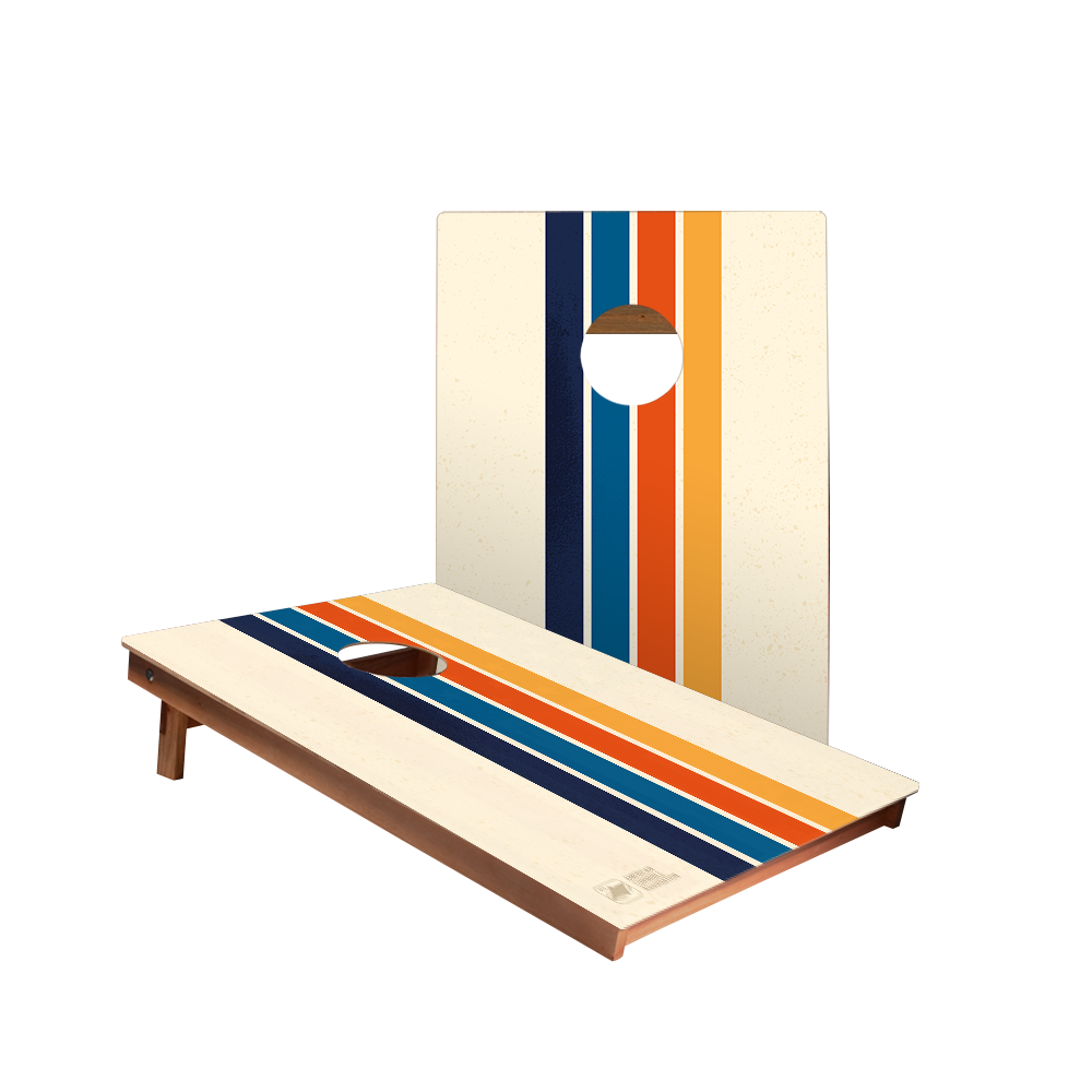 2x3 Backyard 2300 Vintage Stripes Recreational Cornhole Boards