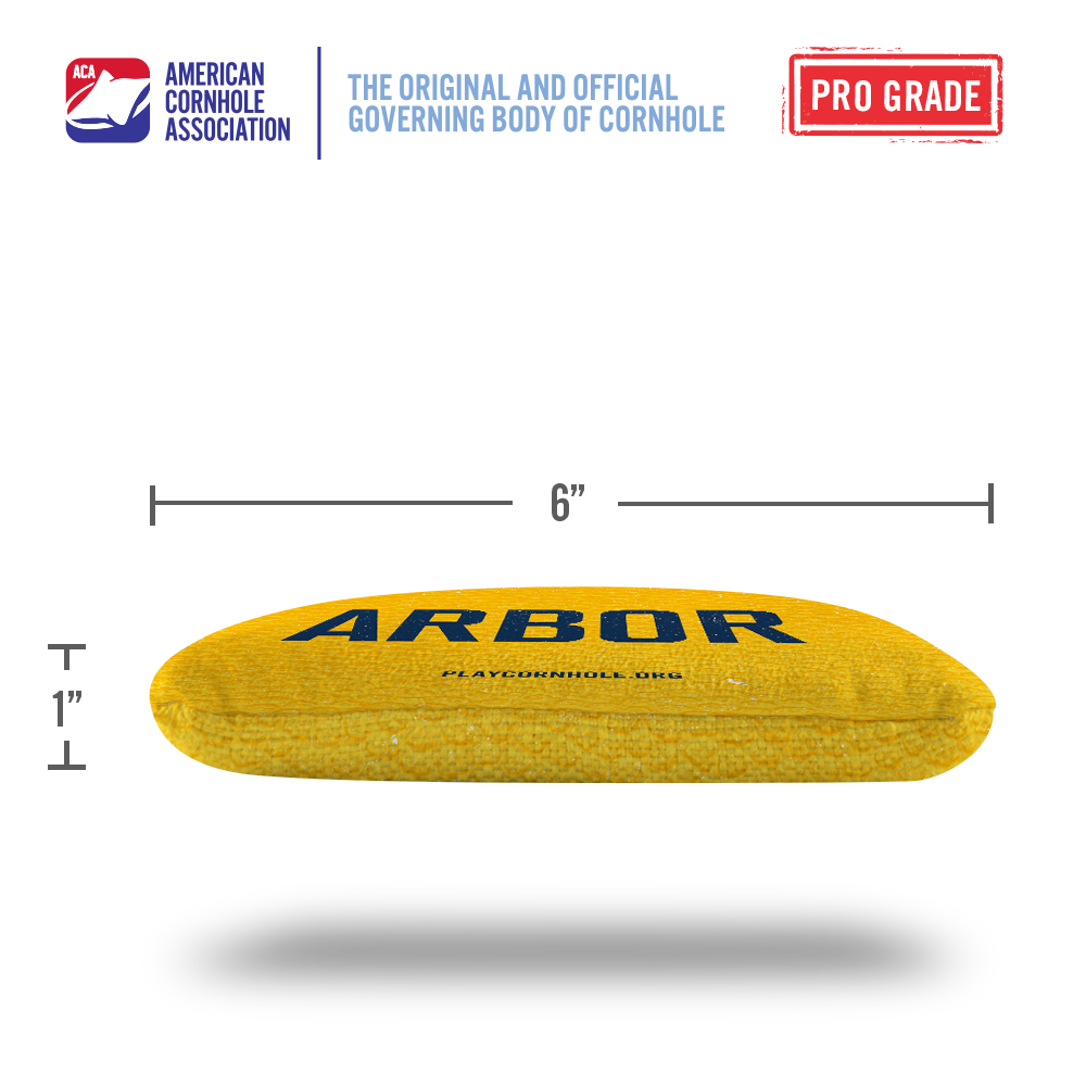 6-in Synergy Pro Gameday Ann Arbor Professional Regulation Cornhole Bags