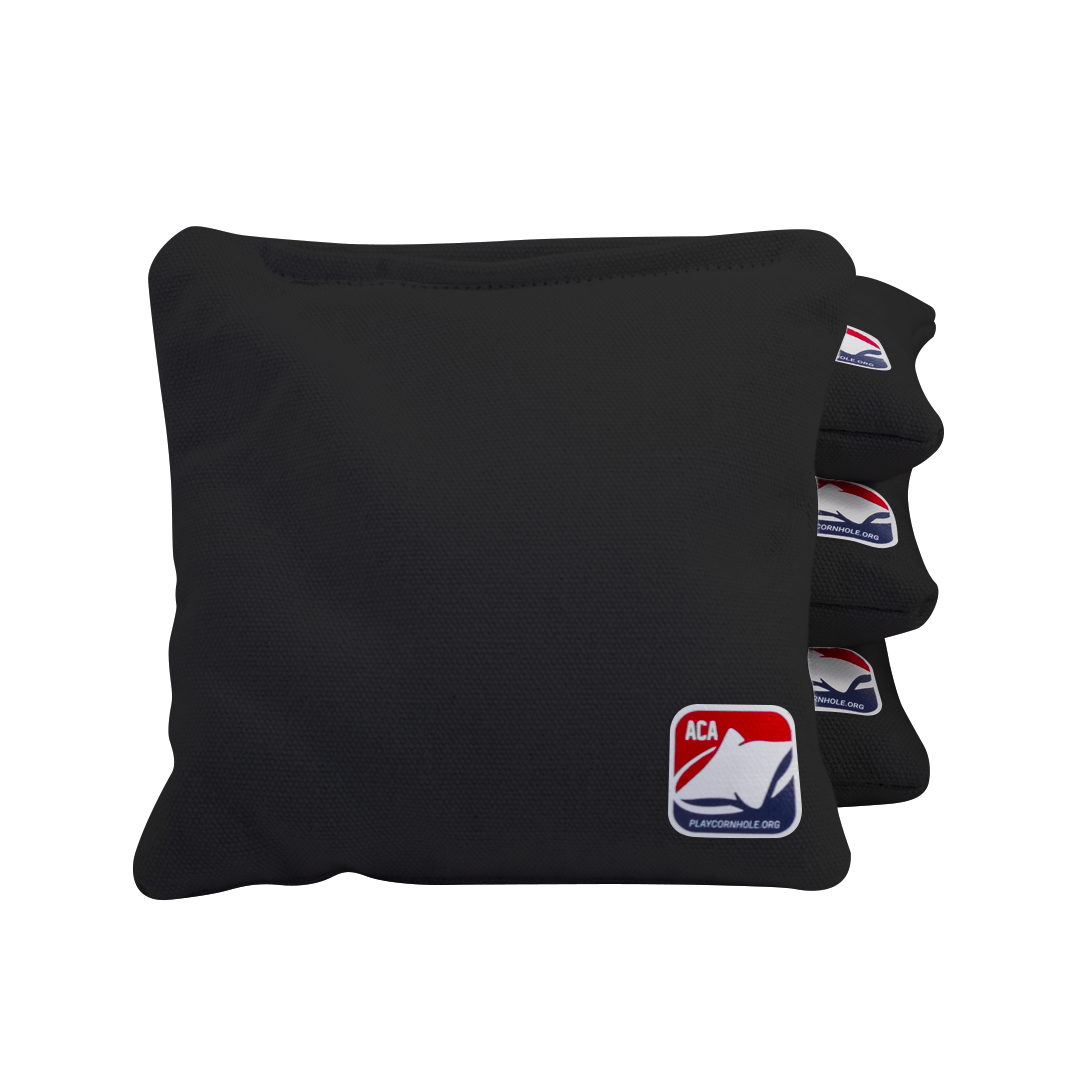 6-in Daily 66 Black Competition Regulation Cornhole Bags