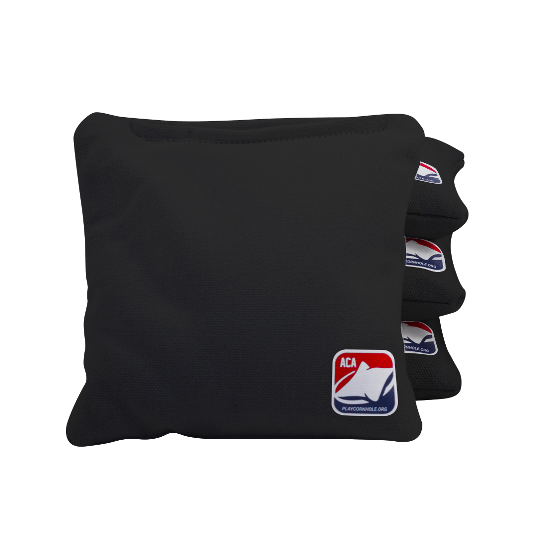 Black Daily 66x Cornhole Bags - 105655 - 3A | American Cornhole Association