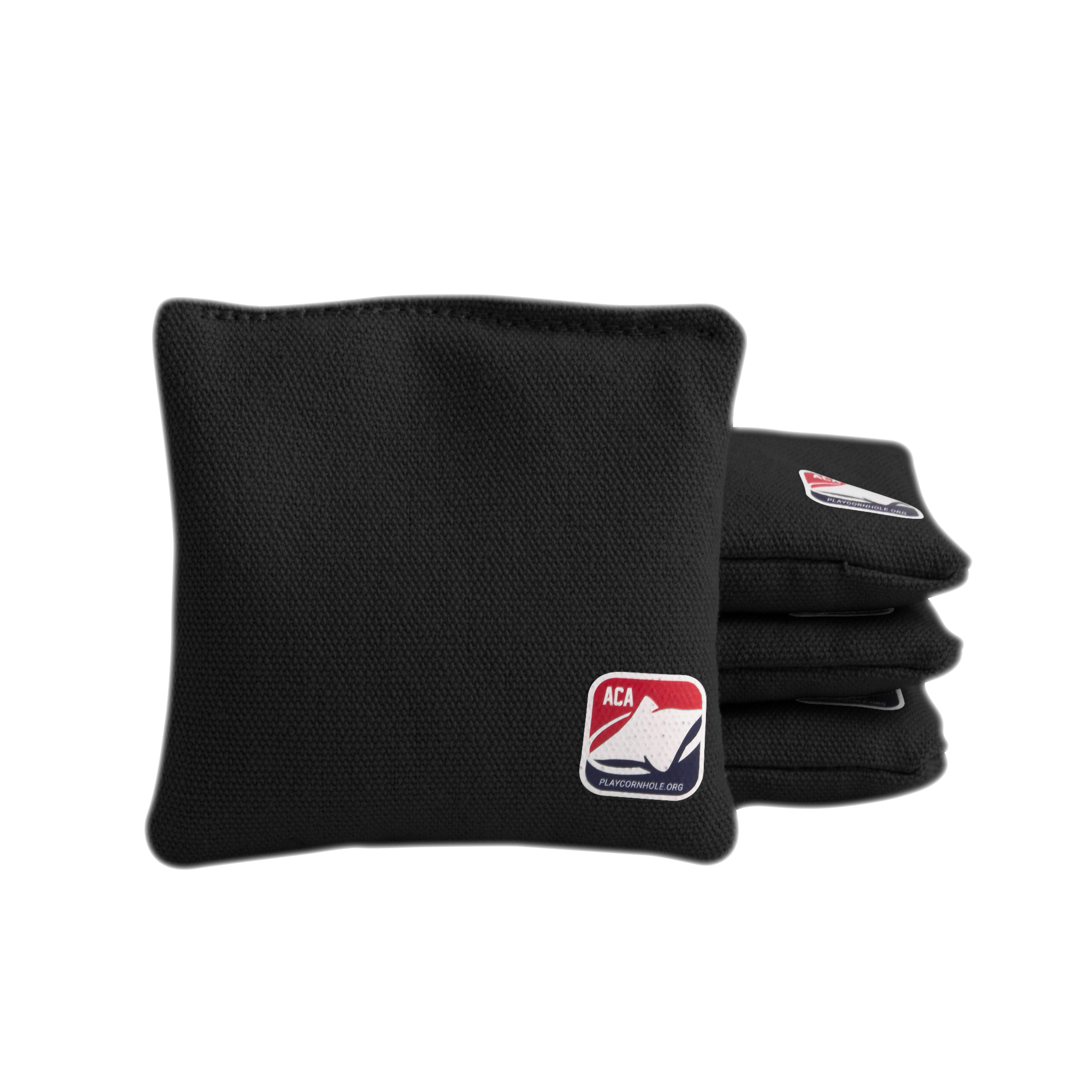 4-in Daily 44x Black Recreational Cornhole Bags