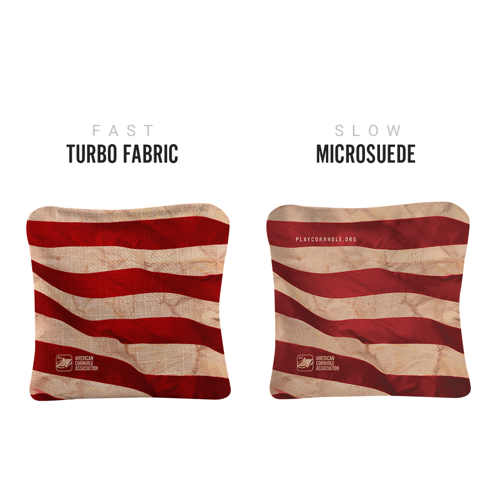 6-in Synergy Pro Cloth American Flag Professional Regulation Cornhole Bags