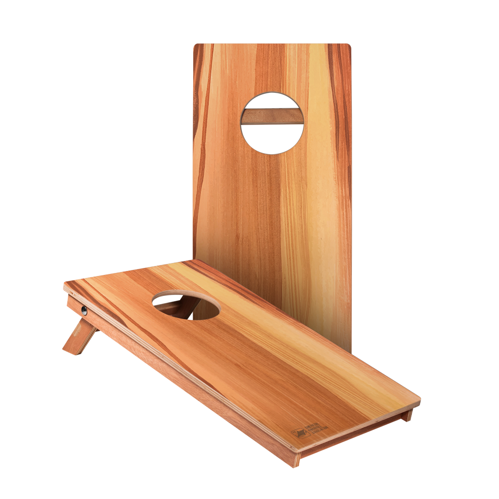 1x2 Backyard 1200 Raw Wood Panel Recreation Cornhole Boards