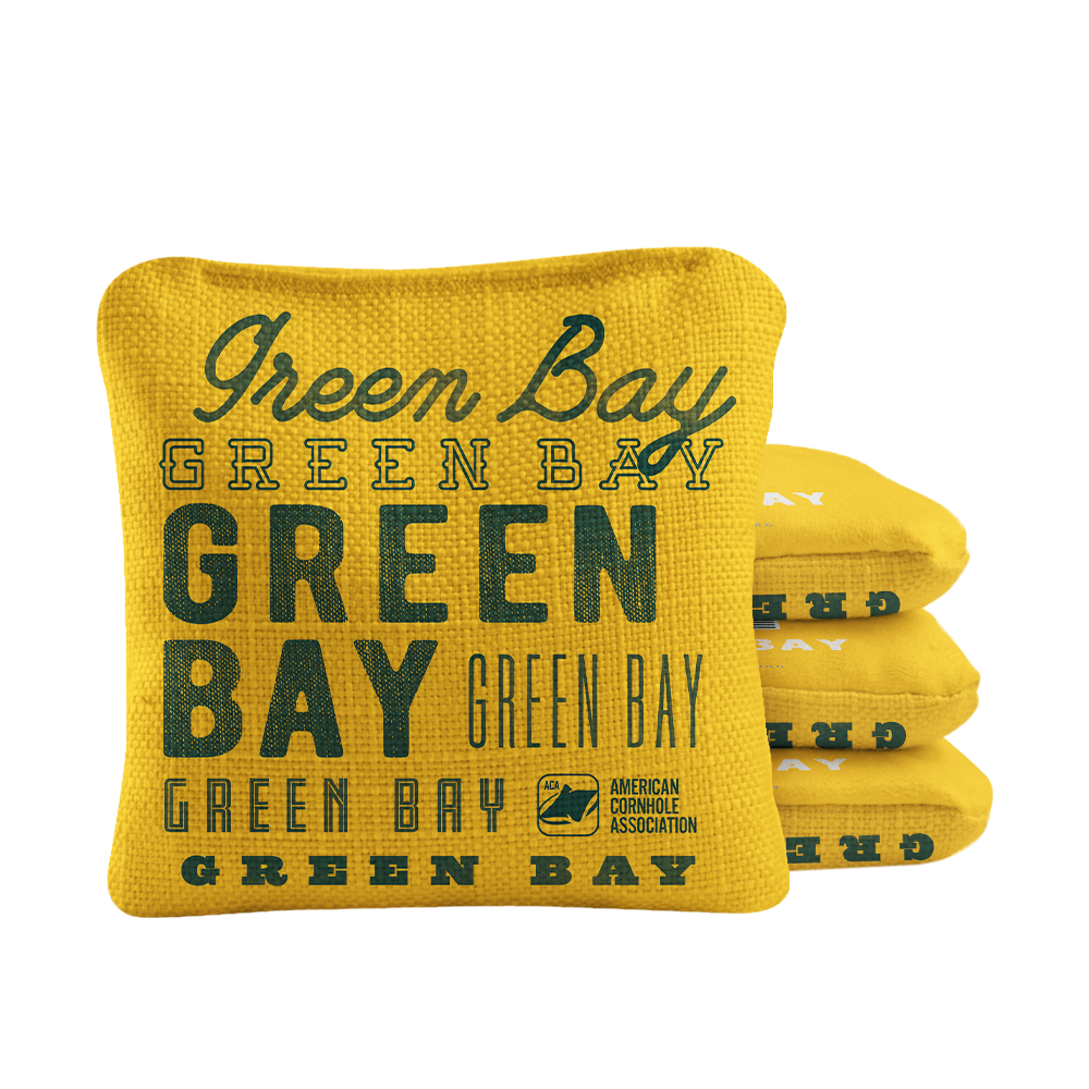 Green Bay Football Vintage Gameday Synergy Pro Cornhole Bags