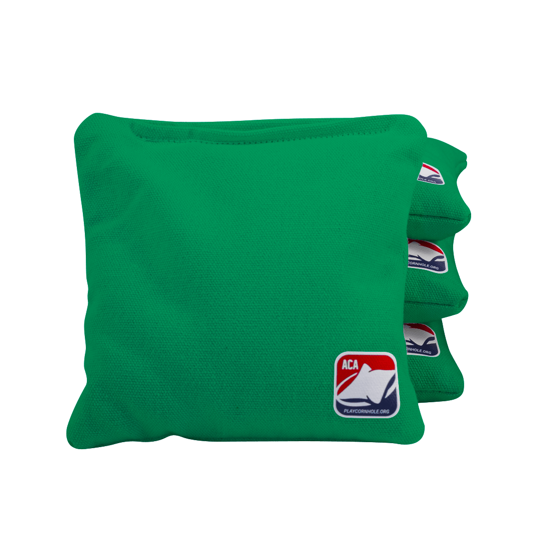 Kelly Green Daily 66x Cornhole Bags - 105655 - 13A | American Cornhole Association