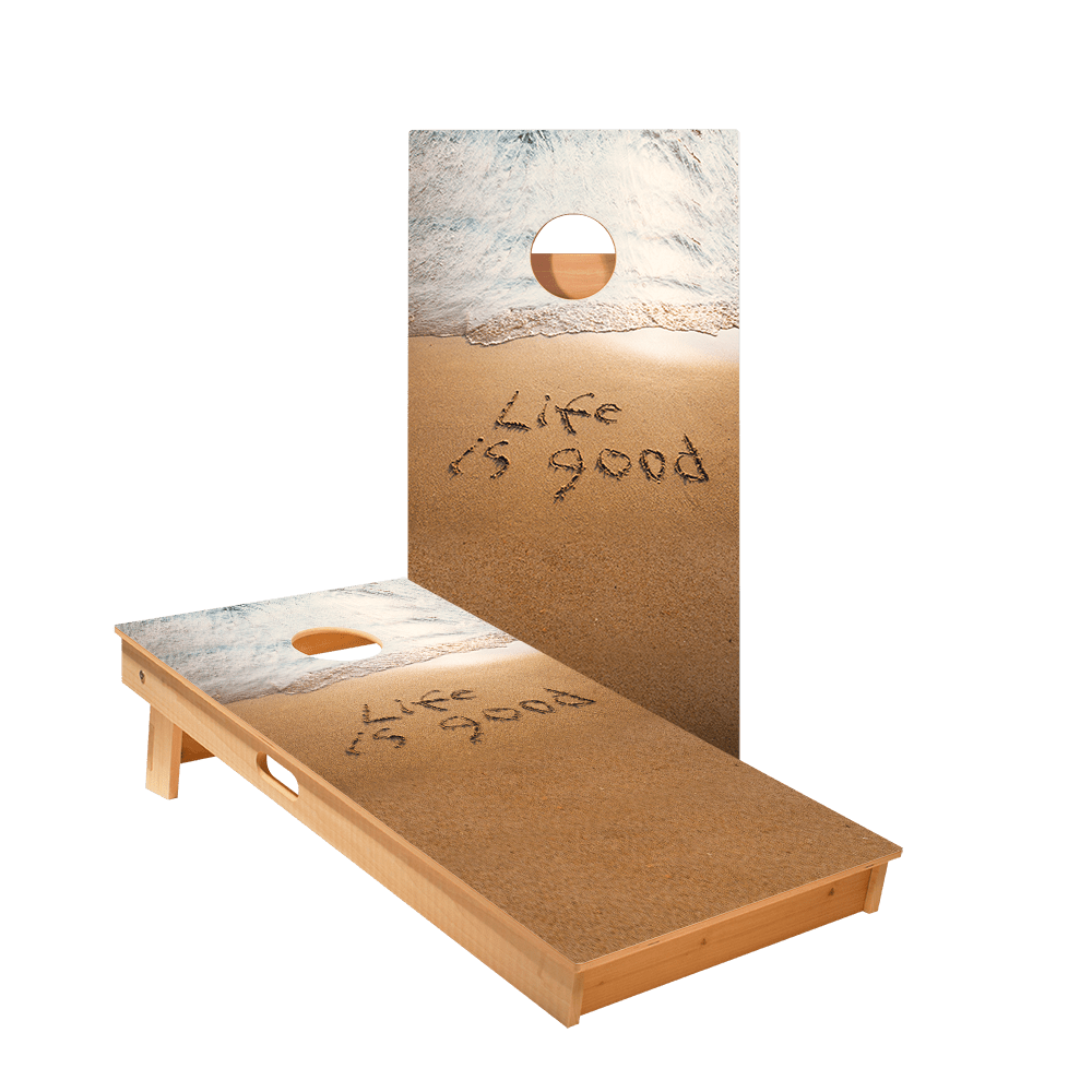 Life Is Good Star Cornhole Boards - ACA - 000037 | American Cornhole Association
