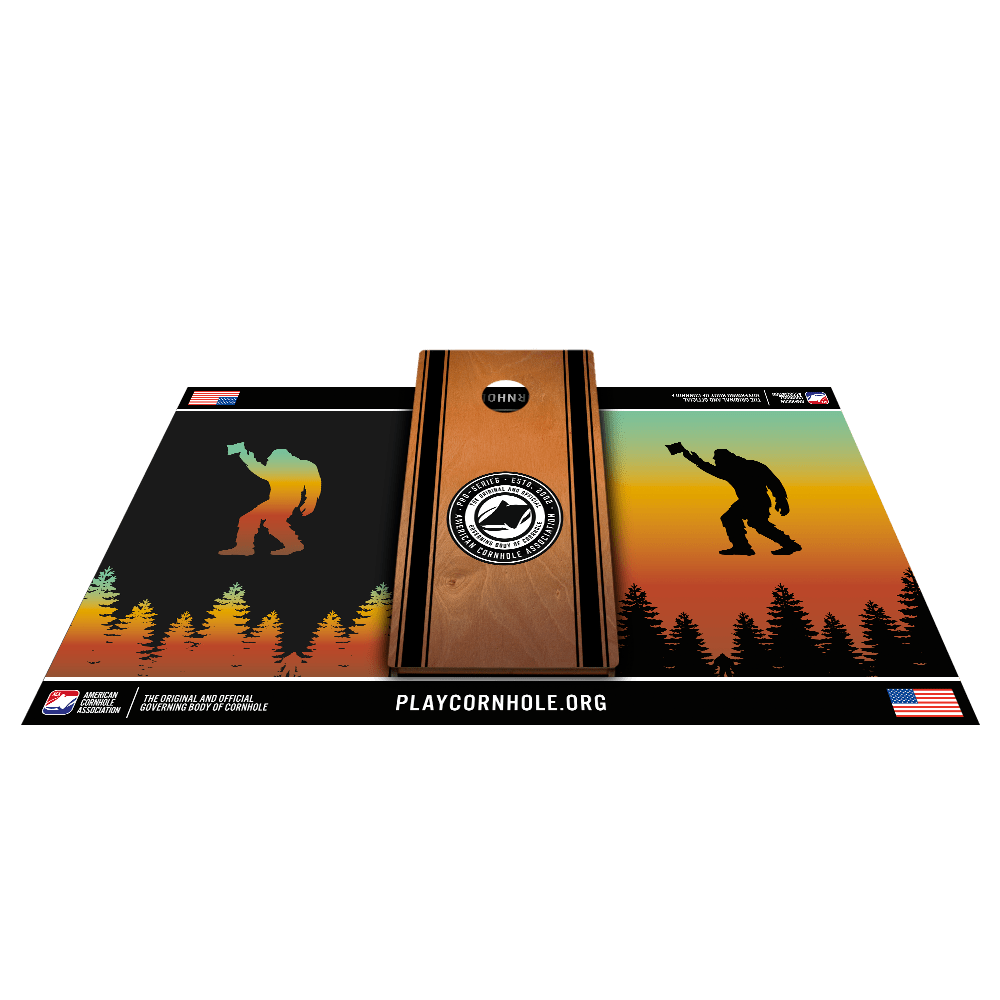 Professional Retro Sasquatch Cornhole Pitch Pads - 106847 - 3 | American Cornhole Association