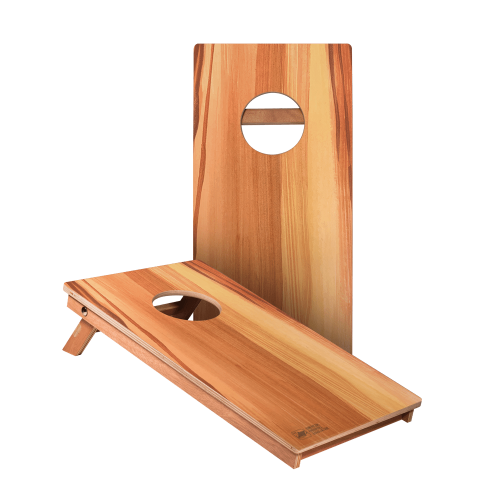 Raw Wood Panel Backyard 1x2 ft Cornhole Boards - WACA - 500413 | American Cornhole Association