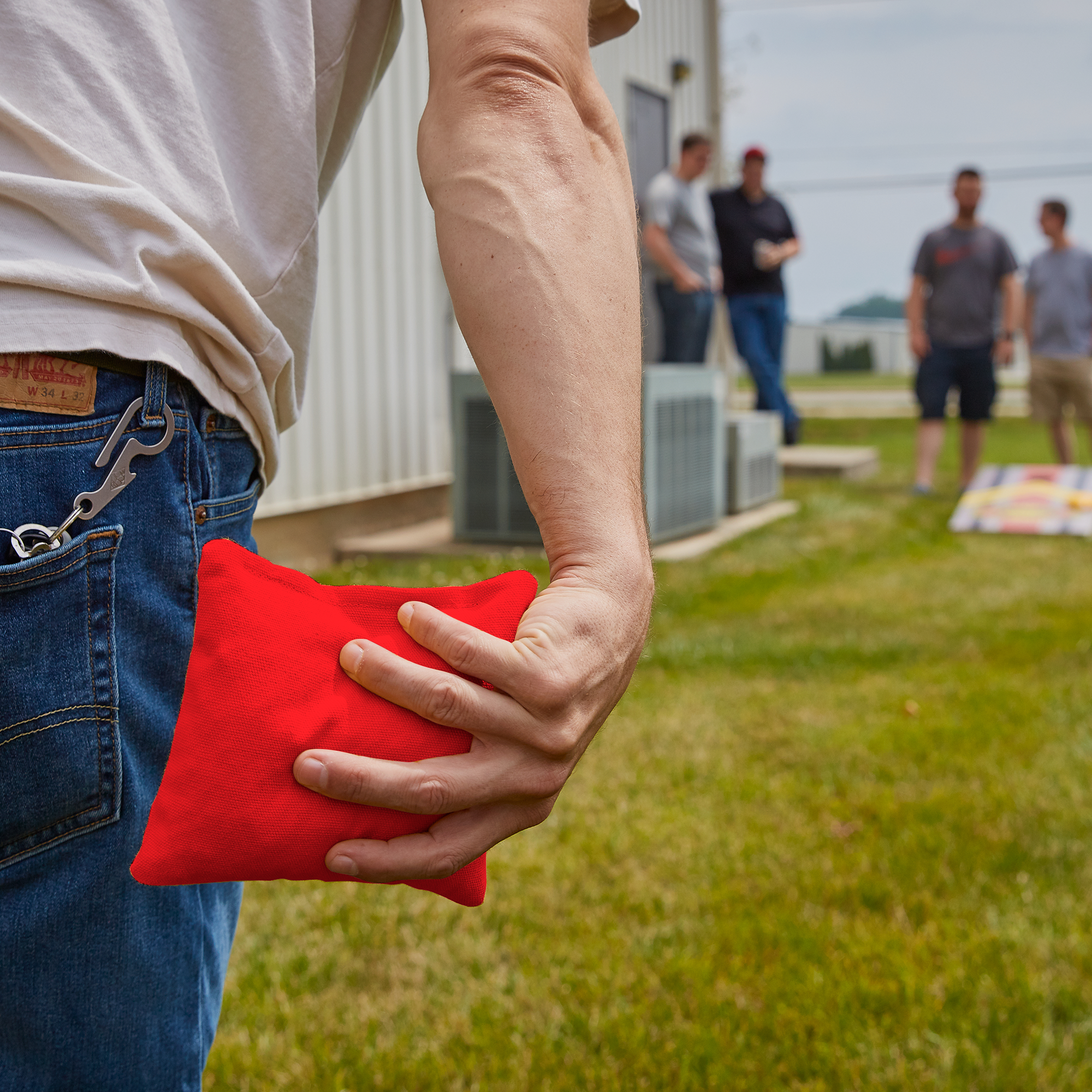 6-in Daily 66x Red Competition Regulation Cornhole Bags