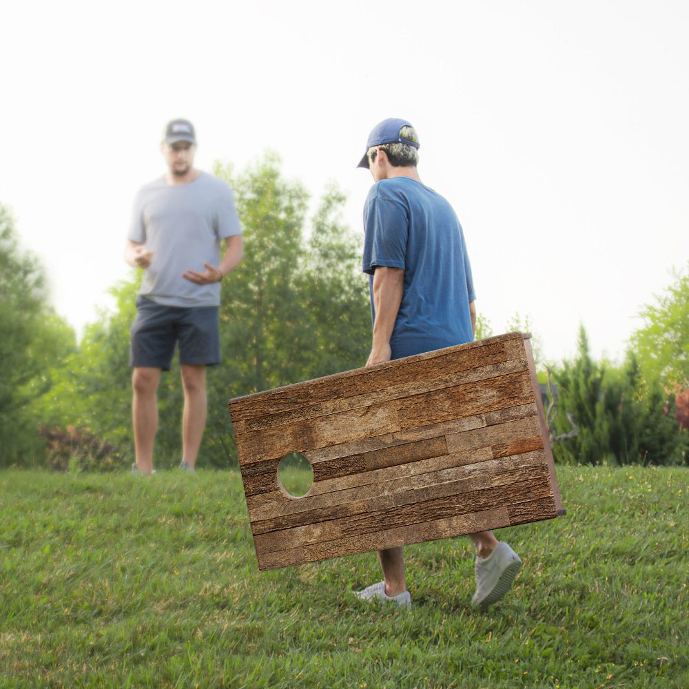 Rustic Wood Sig Pro Cornhole Boards - 105794 - 11 | American Cornhole Association