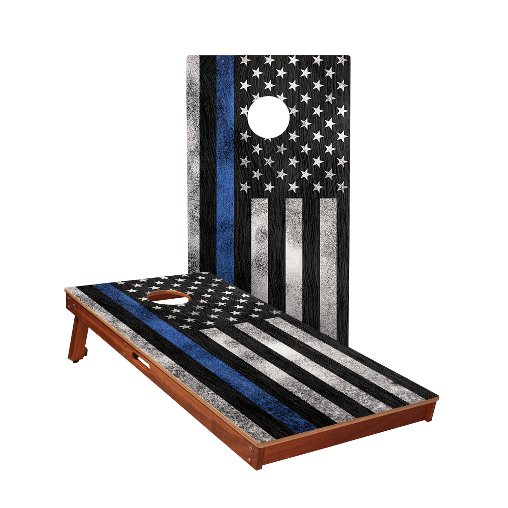 Thin Blue Line Sig Pro Cornhole Boards - 105794 - 9 | American Cornhole Association