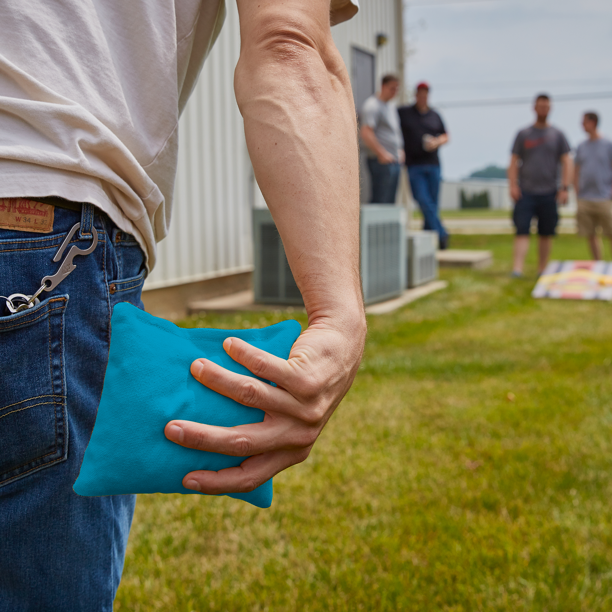 6-in Daily 66x Turquoise Competition Regulation Cornhole Bags