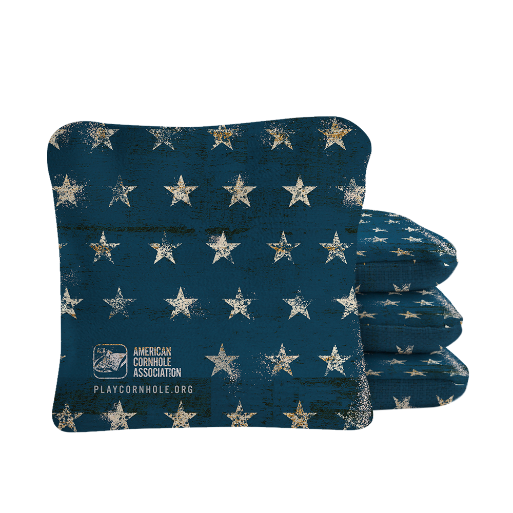 6-in Synergy Pro Vintage American Flag Professional Regulation Cornhole Bags