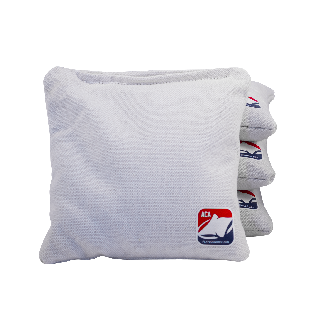 6-in Daily 66 White Competition Regulation Cornhole Bags
