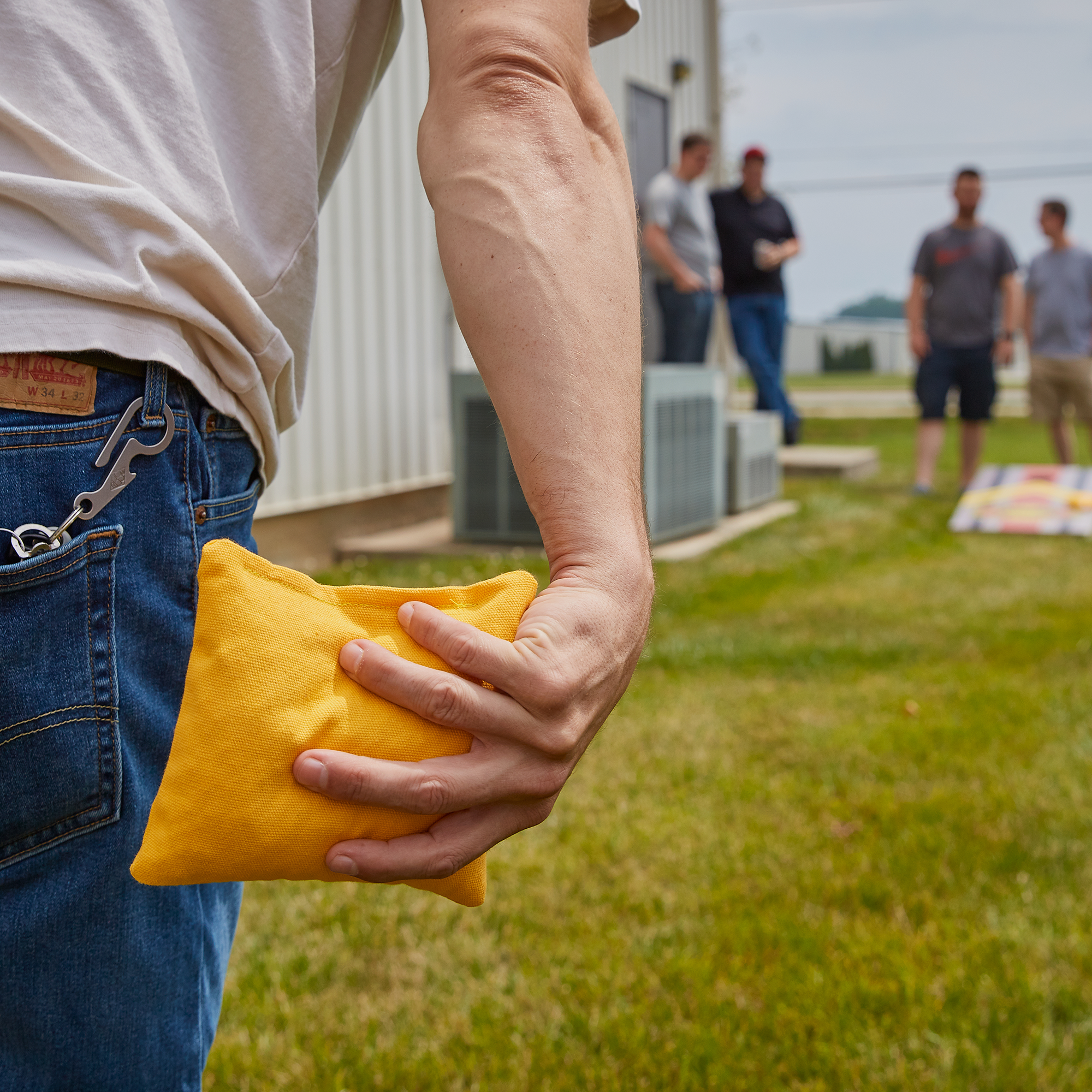 Yellow Daily 66x Cornhole Bags